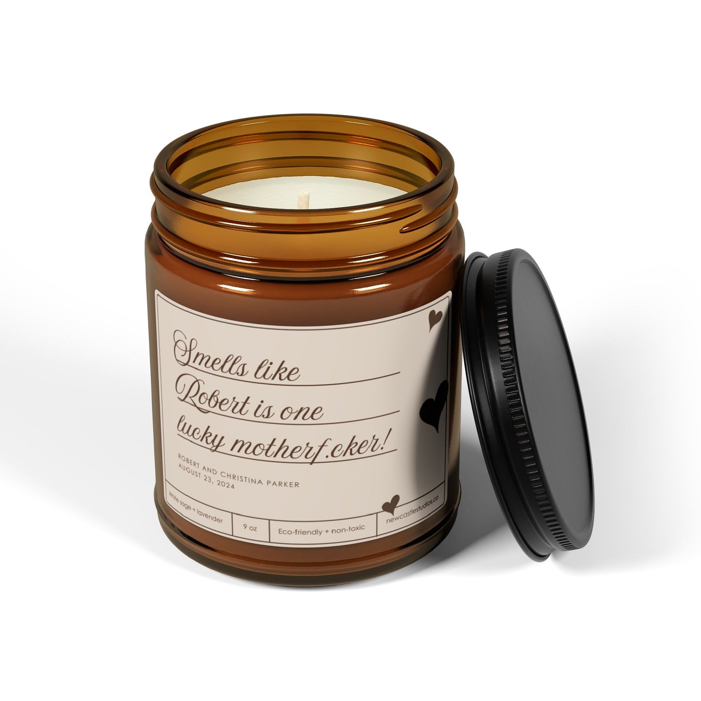 Personalized "Lucky" Candle