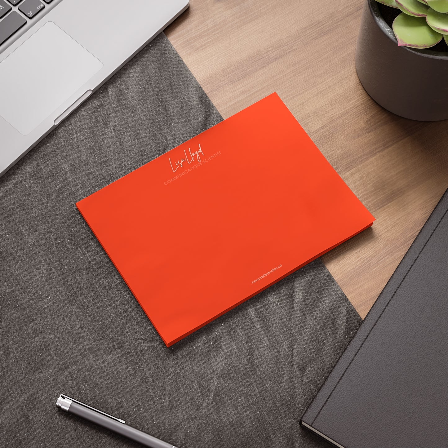 Personalized "Name and Title" Post-it® Notepad