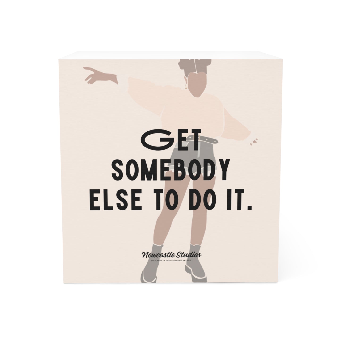 "Boundaries, Not Burnout" Note Cube