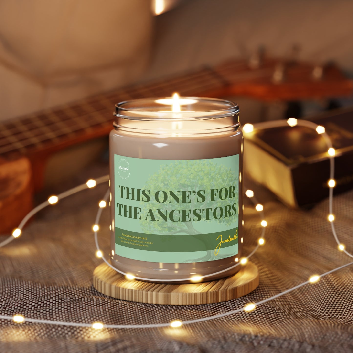 "Juneteenth" Glass Candle