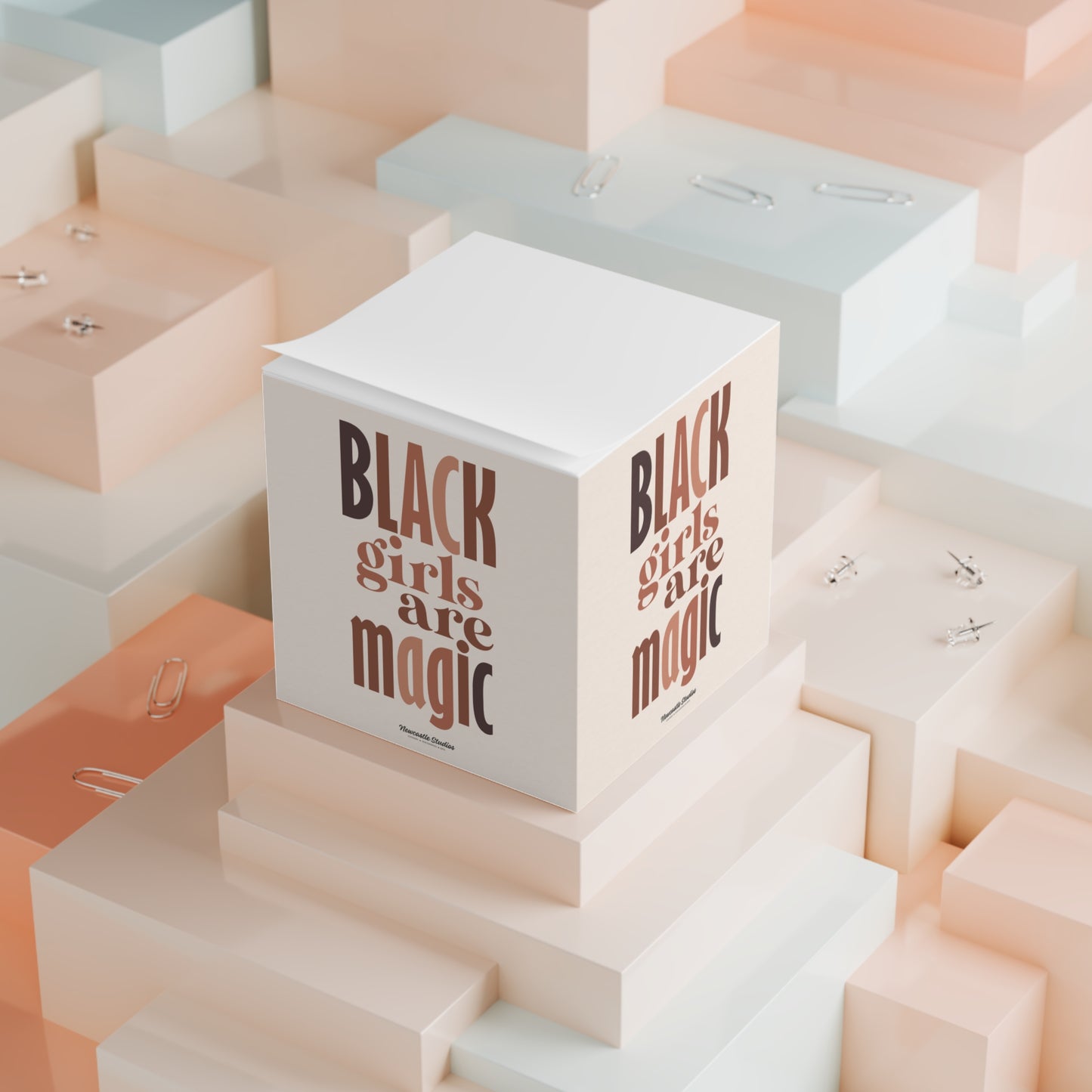 "Black Girls are Magic #2" Note Cube
