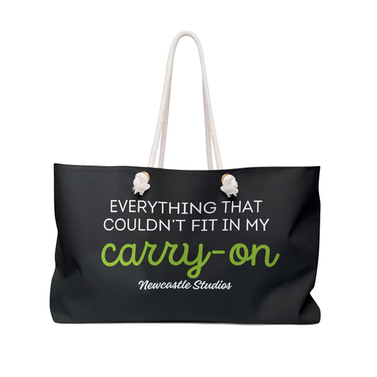 "Everything that Couldn't Fit in My Carry-on #2" Weekend Bag