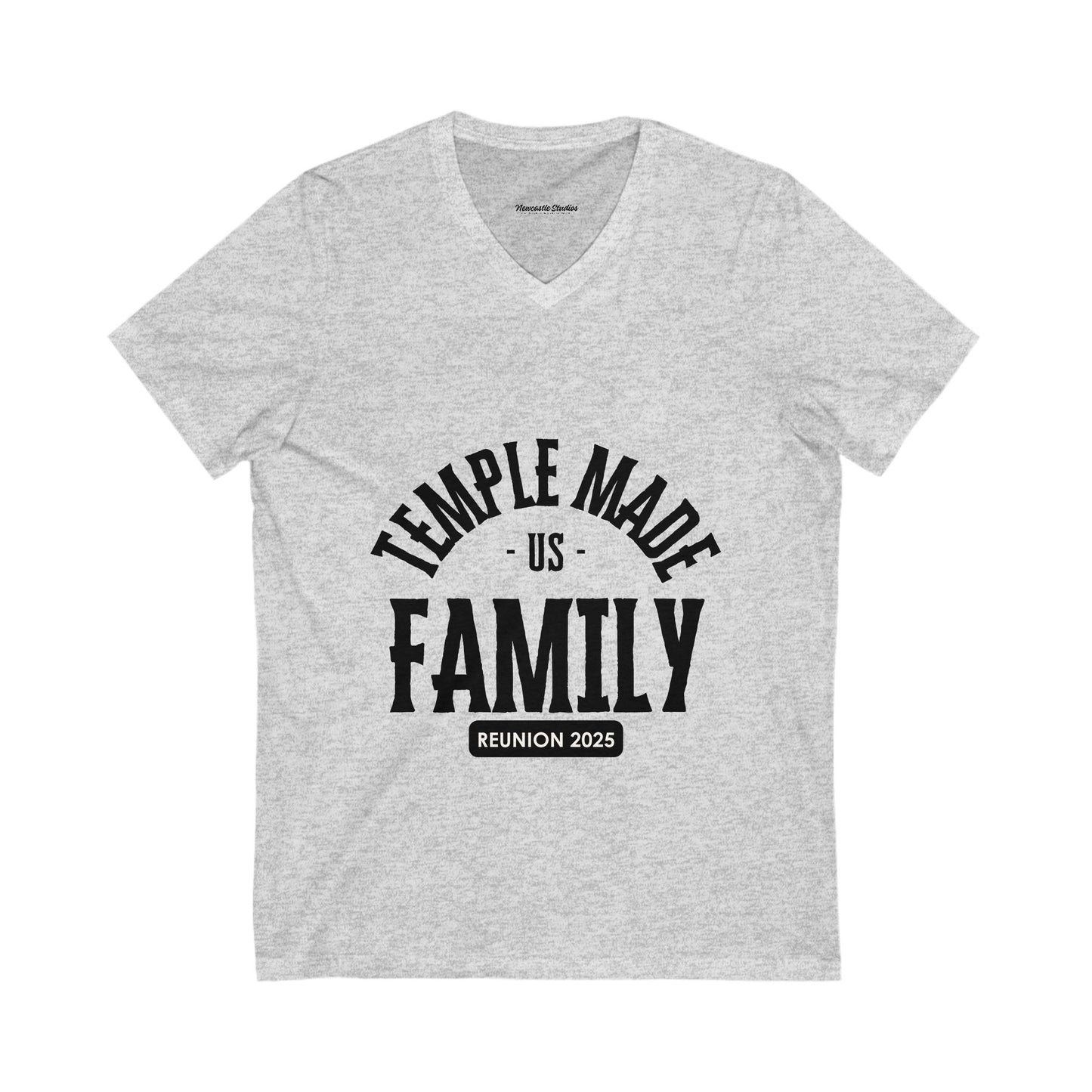 TempleMADE Us Family V-Neck T-Shirt (Adult + Unisex)
