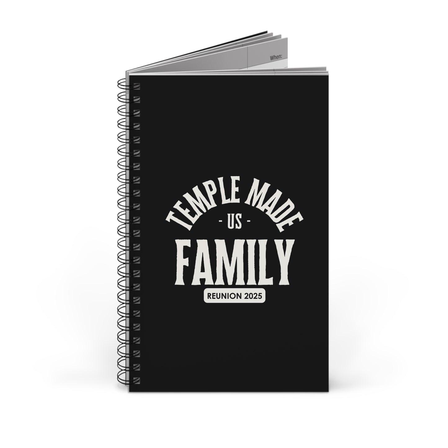 TempleMADE Us Family Spiral Notebook