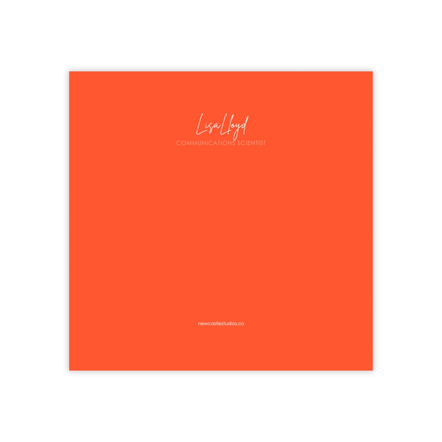Personalized "Name and Title" Post-it® Notepad