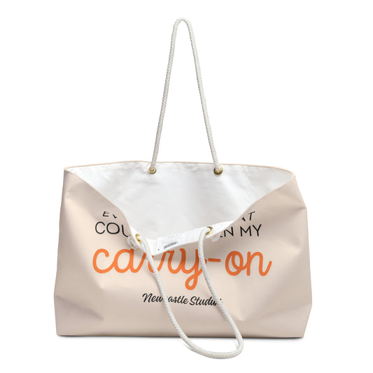 "Everything that Couldn't Fit in My Carry-on #1" Weekend Bag