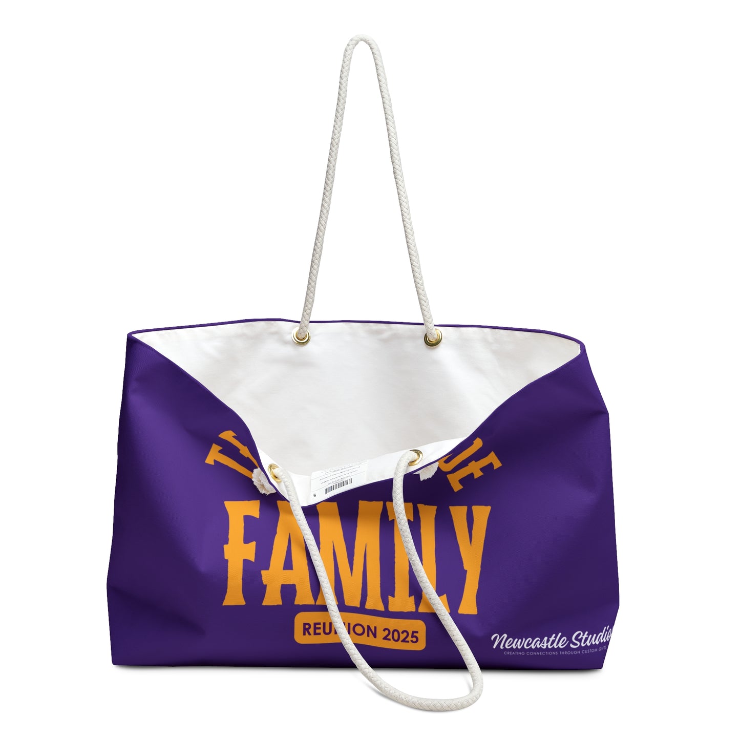 TempleMADE Us Family Weekend Bag (Purple + Gold)
