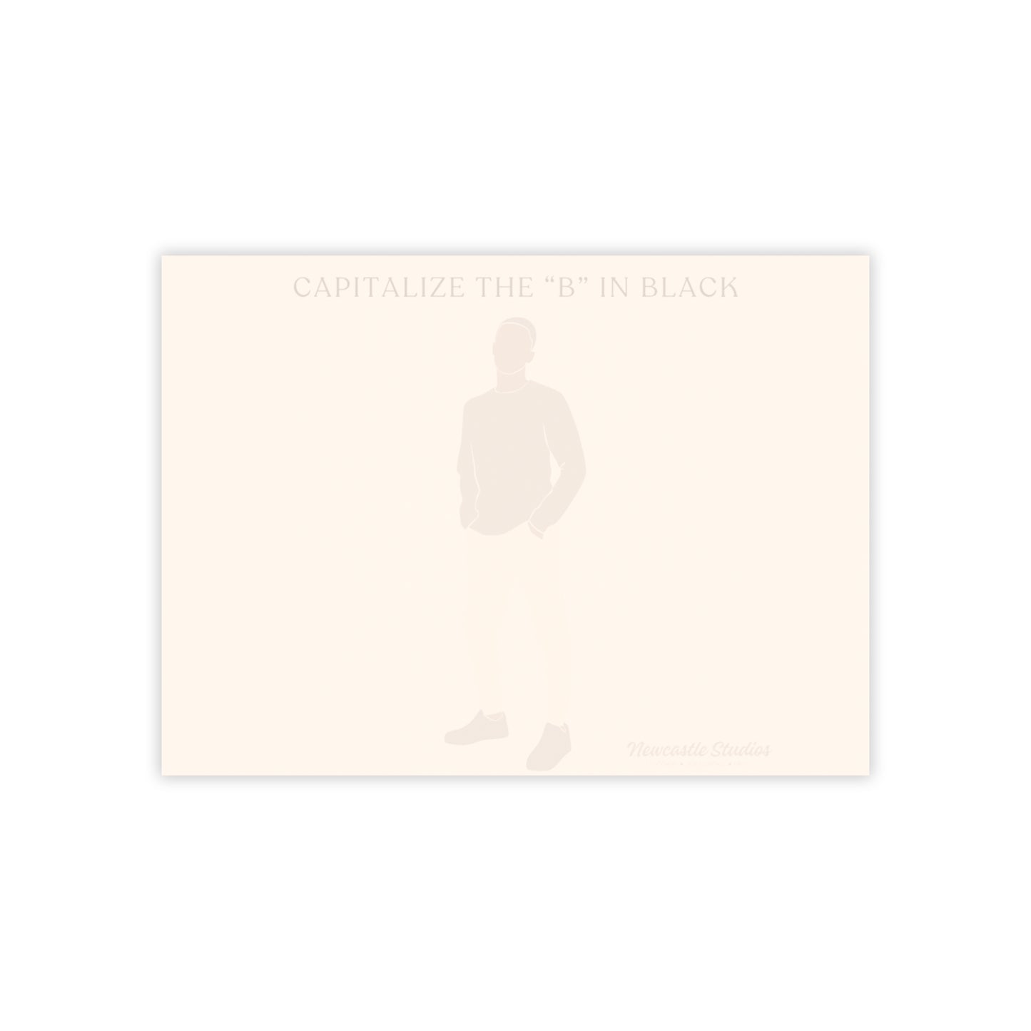 "Capitalize the 'B' in Black #1" Post-it® Notepad (Various Sizes)