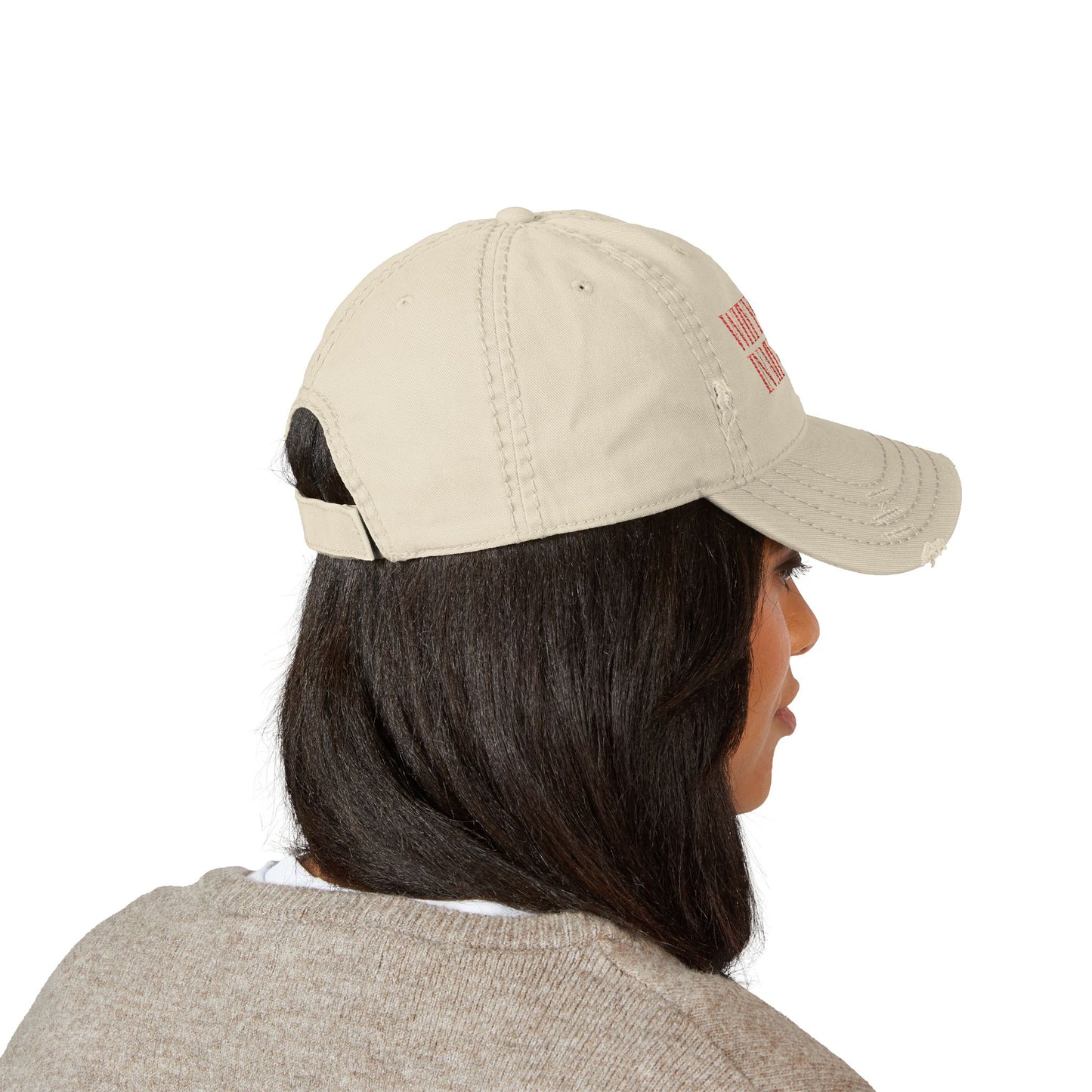 Why You All in My Grill? Distressed Dad Hat (Embroidery)