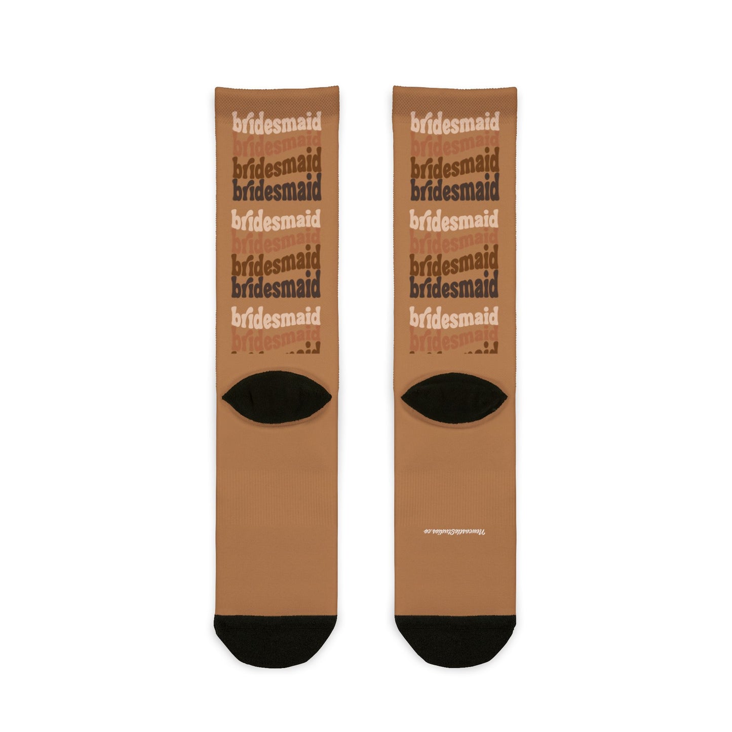 "Bridesmaid" Crew Socks