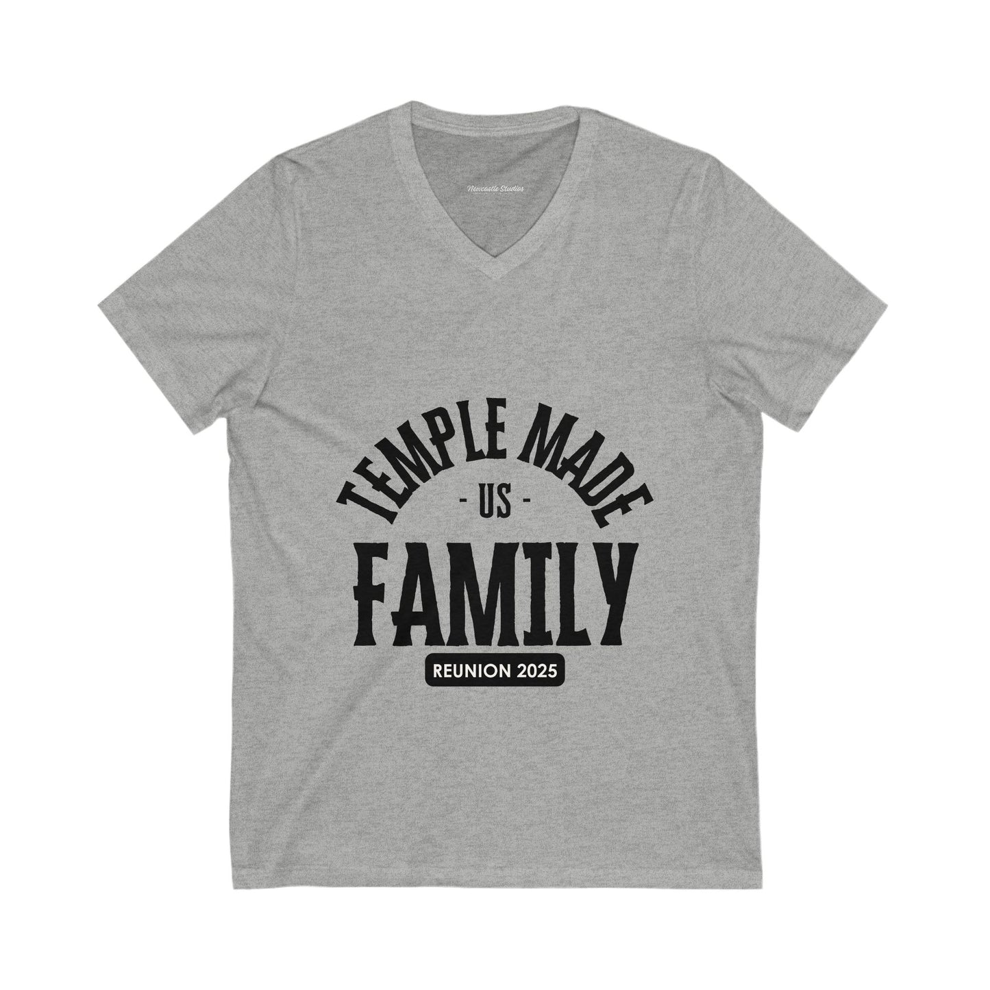 TempleMADE Us Family V-Neck T-Shirt (Adult + Unisex)