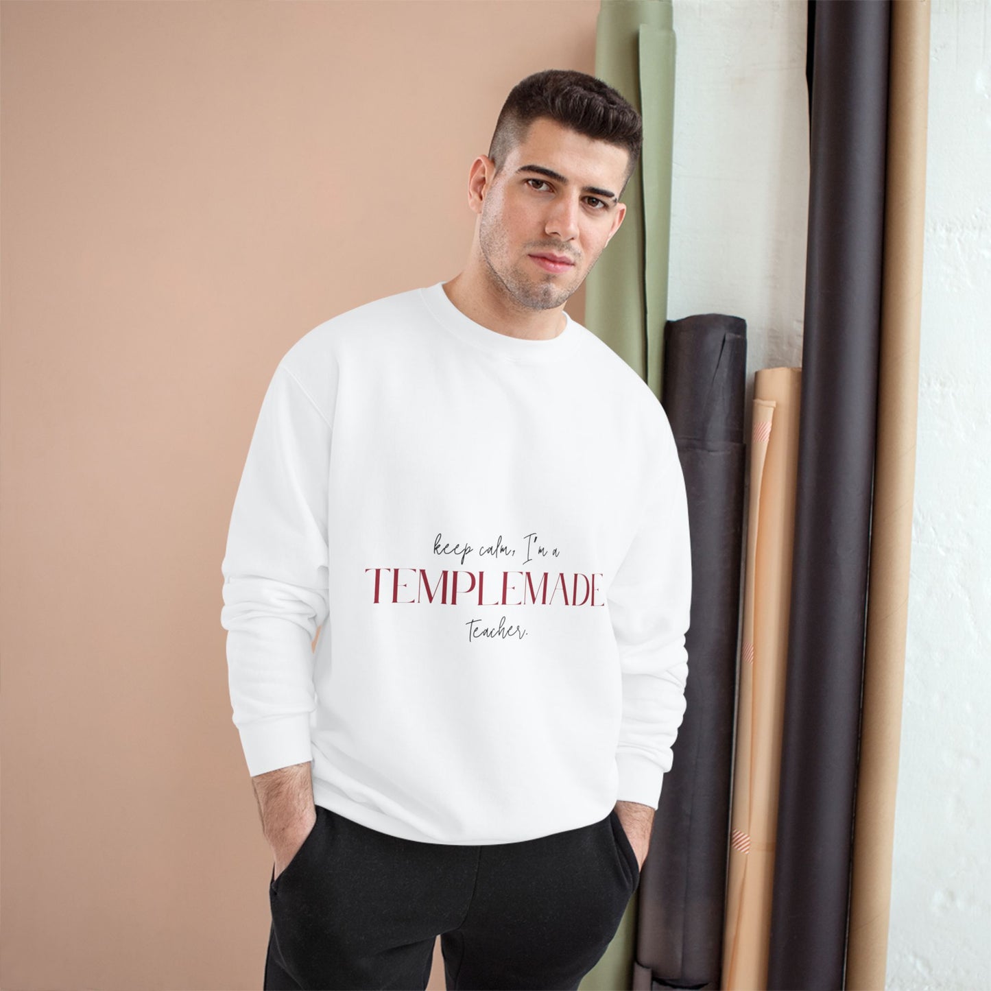 TempleMADE Teacher Crewneck