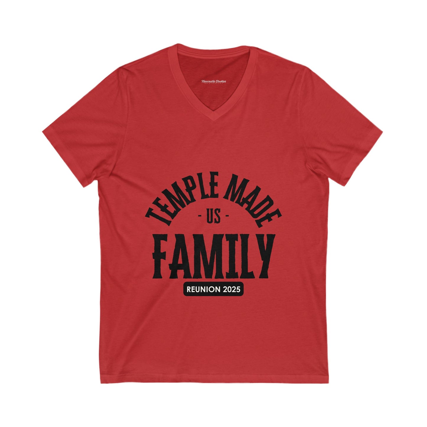 TempleMADE Us Family V-Neck T-Shirt (Adult + Unisex)