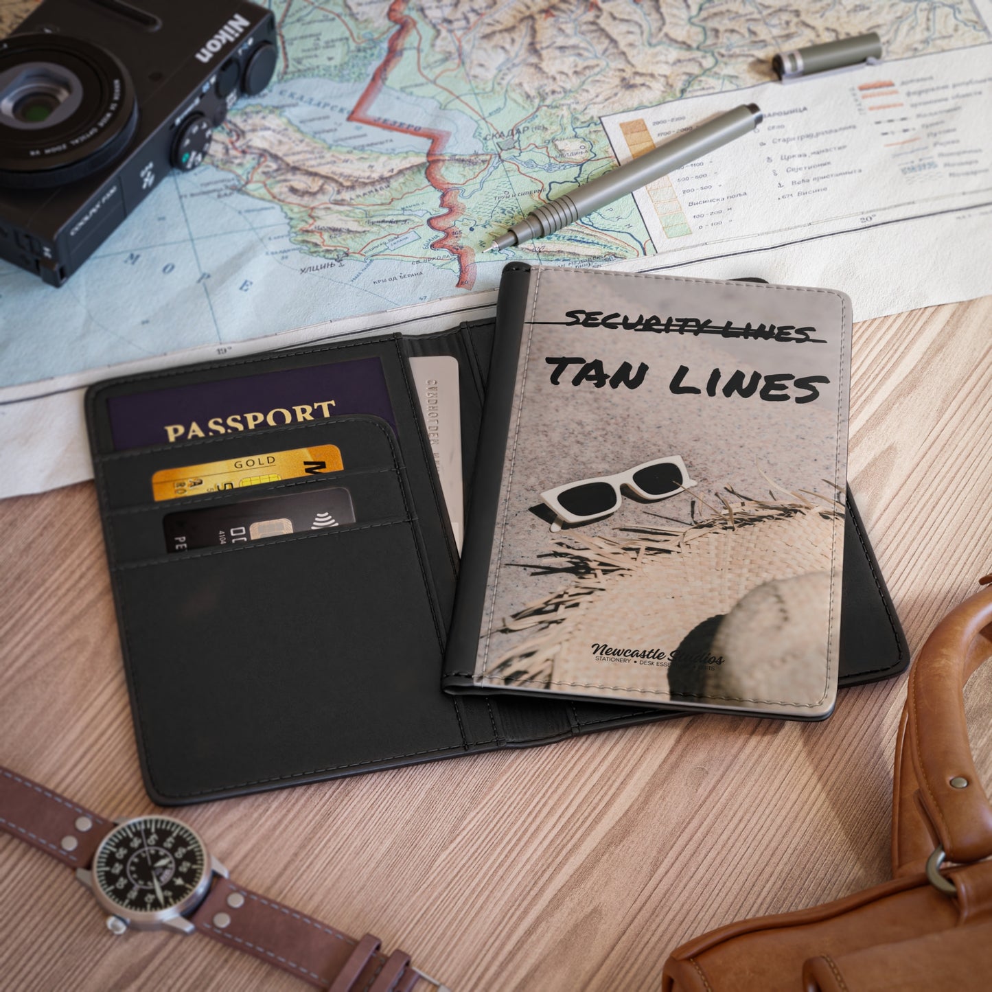 "Tan Lines Only" Passport Cover/Holder