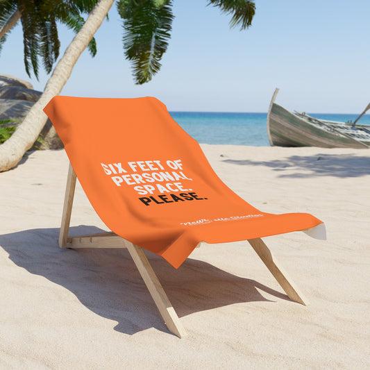 "Personal Space" Beach Towel