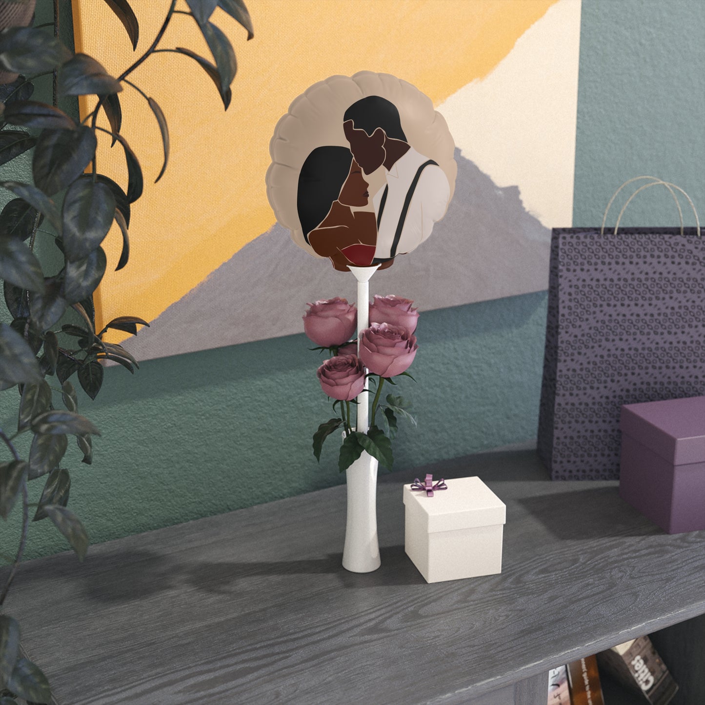 "Black Love #1" Balloon (6 in)