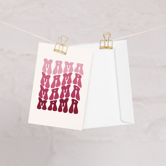 'A Mother's Resilience" Greeting Card