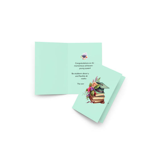 "Black Girls Graduate #1" Greeting Card