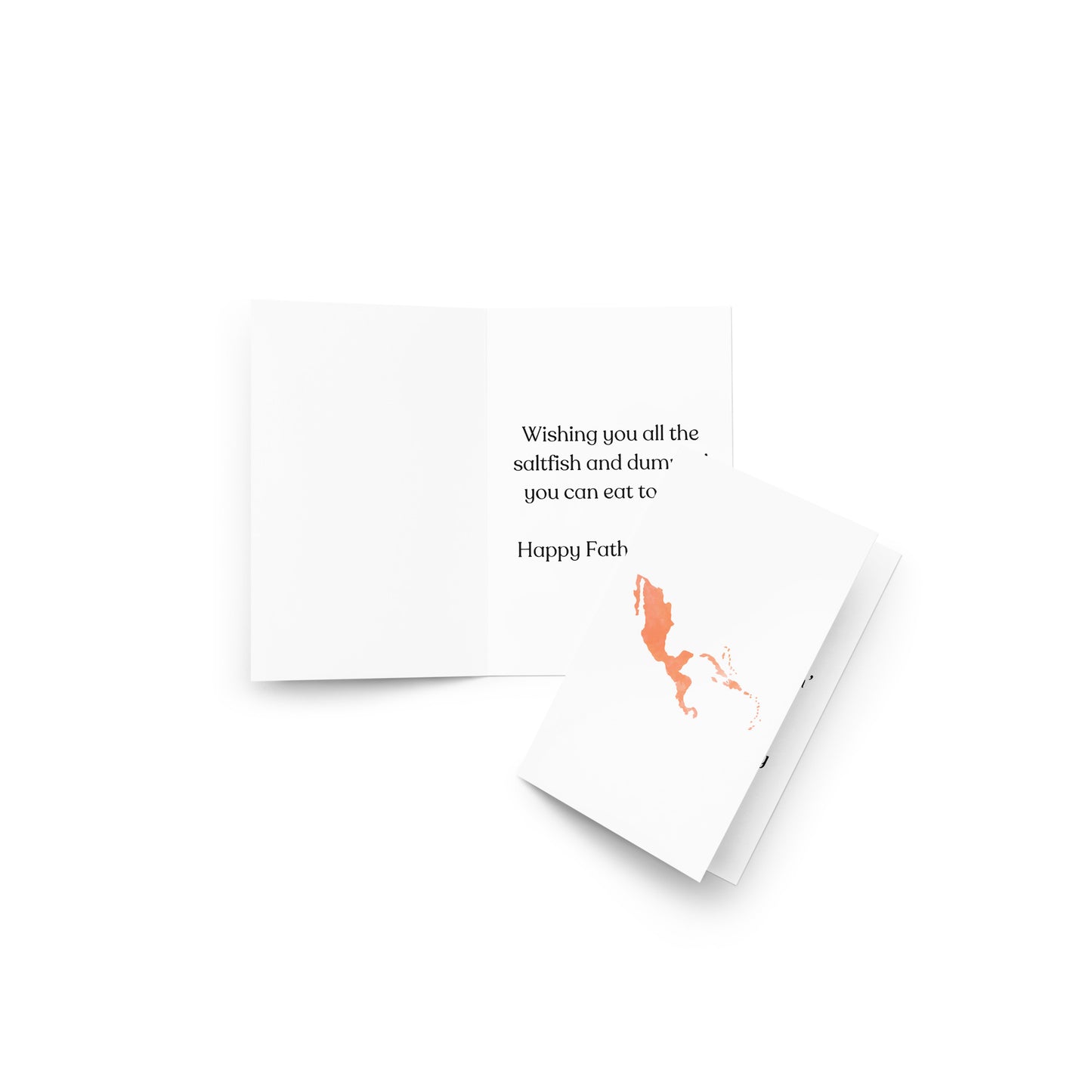 "Caribbean Dad" Greeting Card