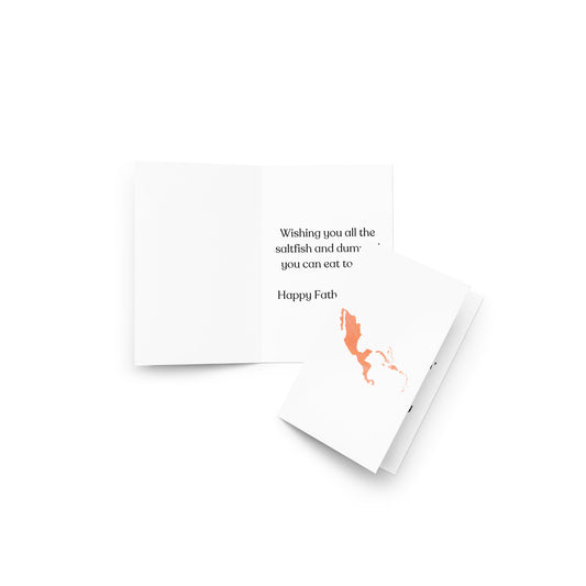 "Caribbean Dad" Greeting Card