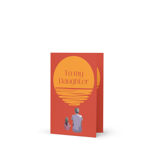 "Love You, Daughter" Greeting card