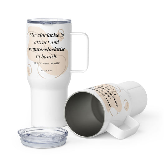 "Black Girl Magic" Tumbler w/ Handle