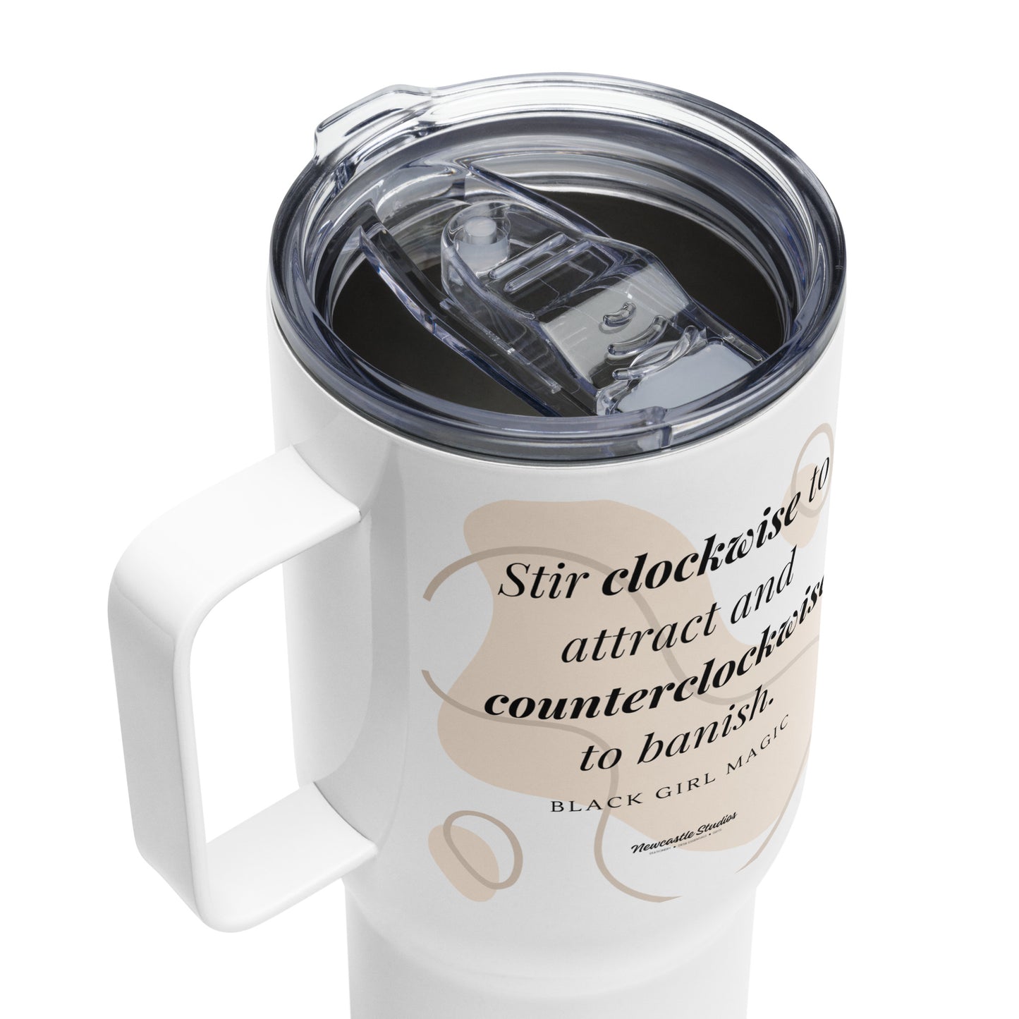 "Black Girl Magic" Tumbler w/ Handle