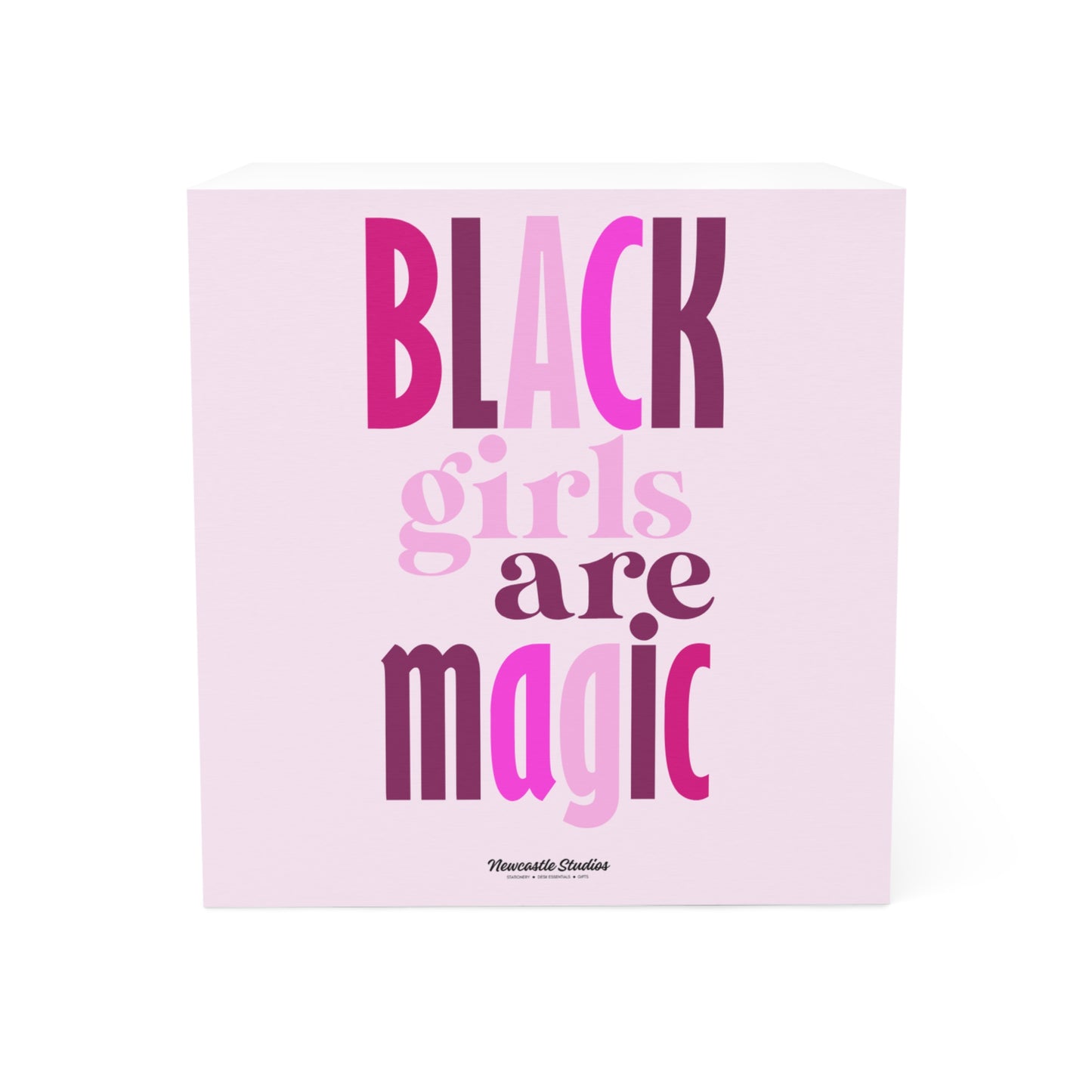 "Black Girls are Magic #1" Note Cube