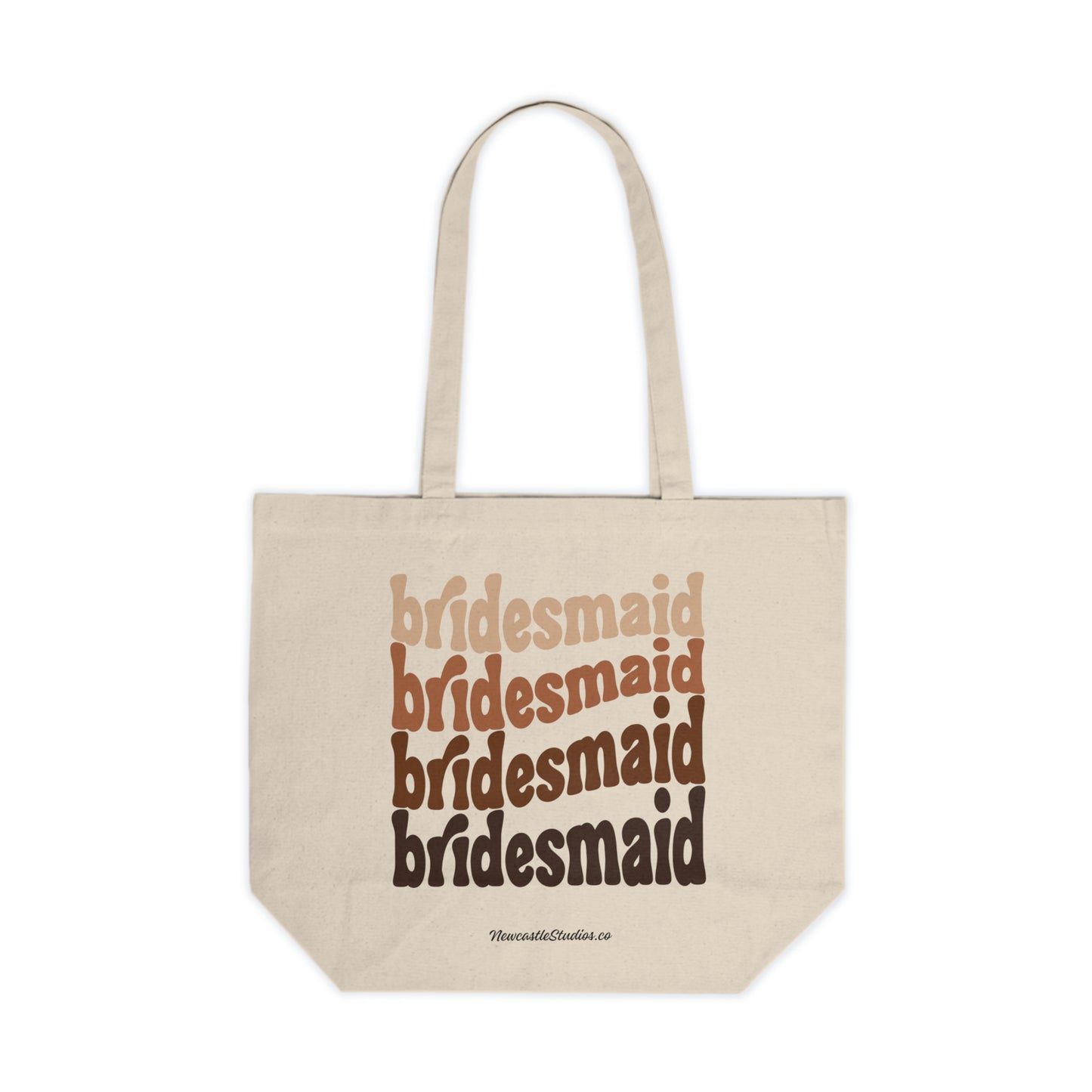 "Bridesmaid" Canvas Shopping Tote