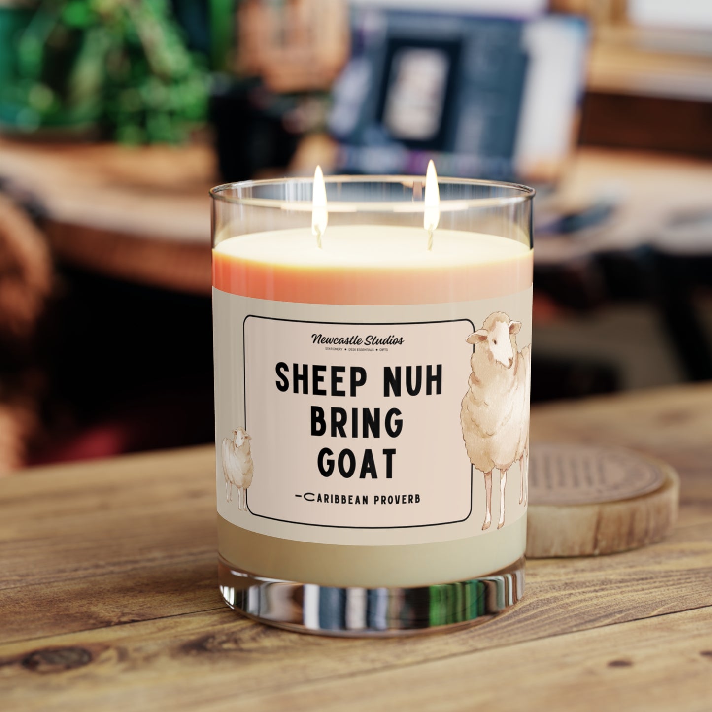 "Sheep Nuh Bring Goat" Luxe Candle