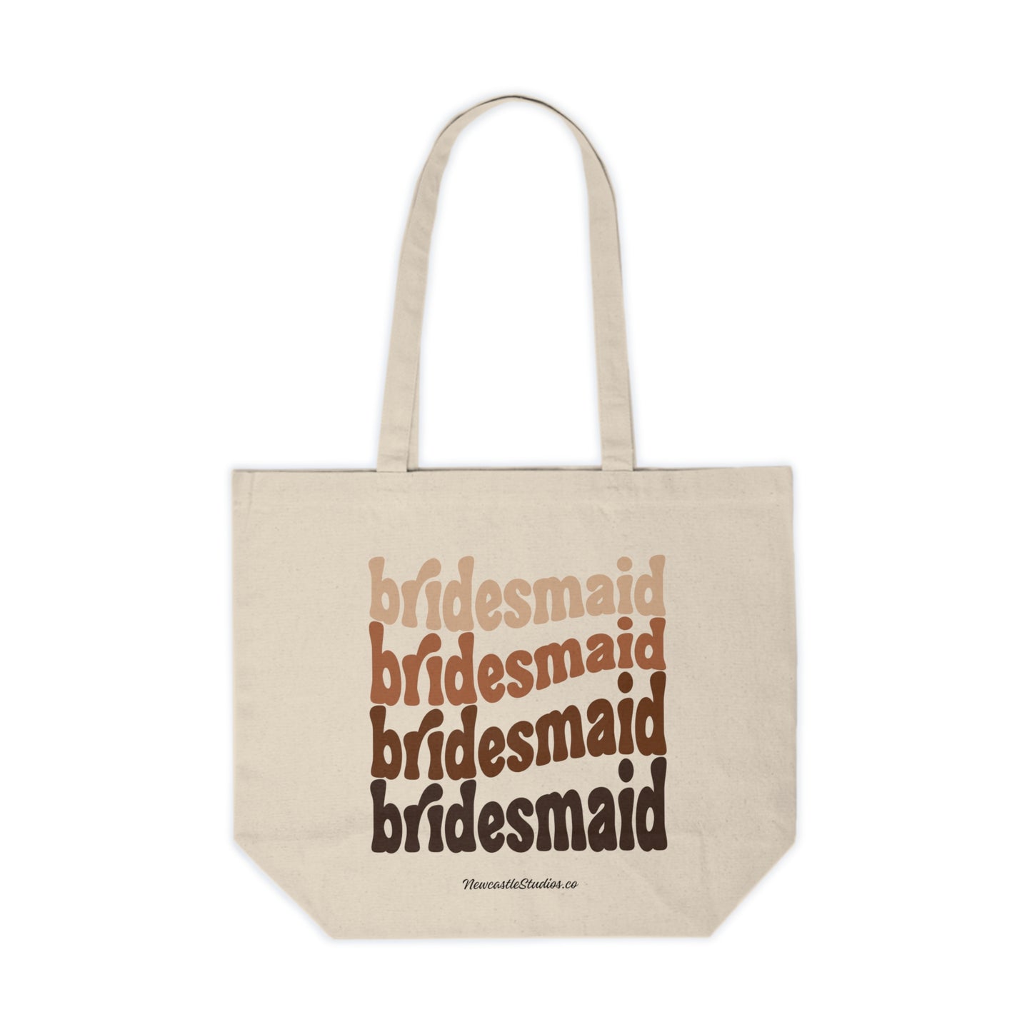 "Bridesmaid" Canvas Shopping Tote