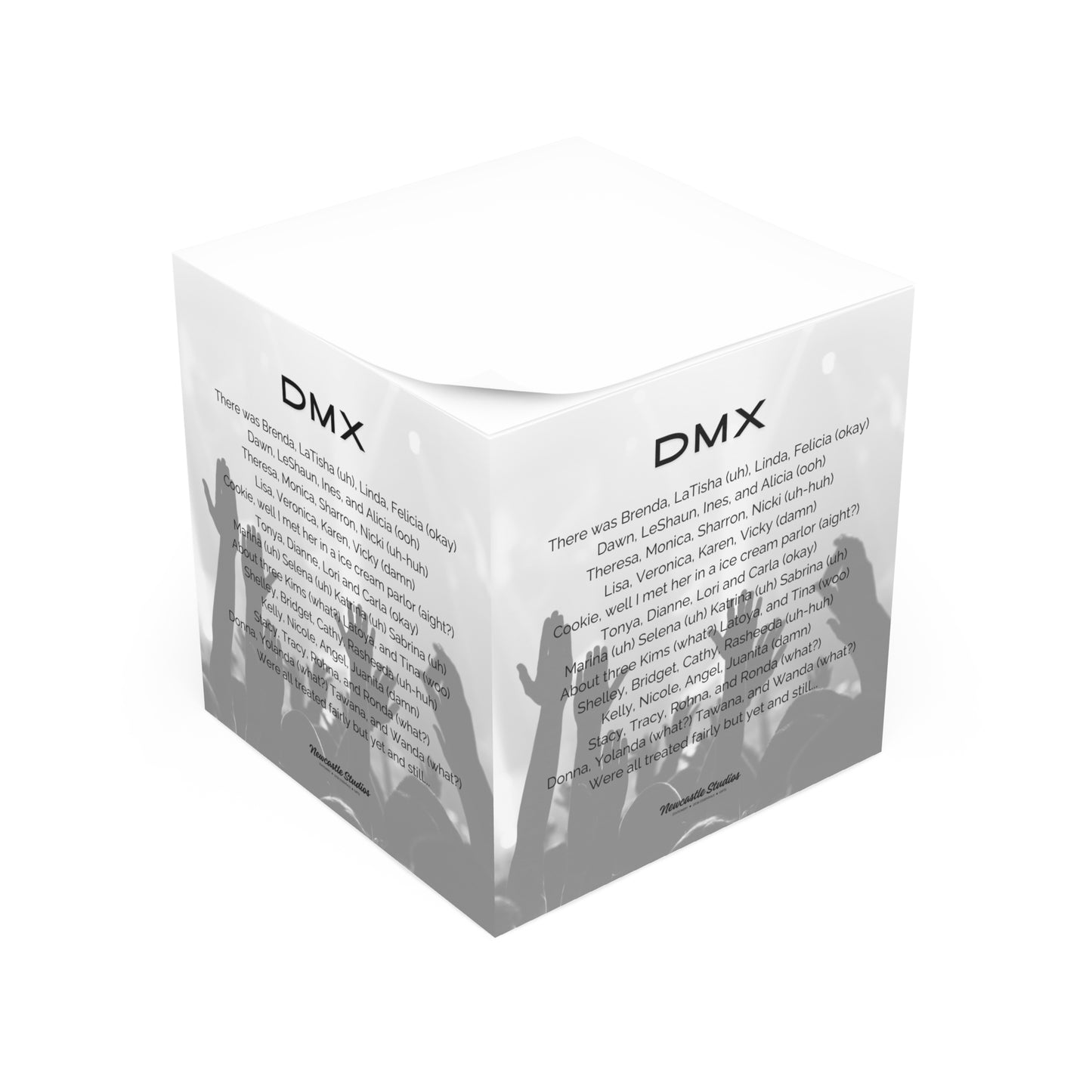 "DMX Tribute" Note Cube