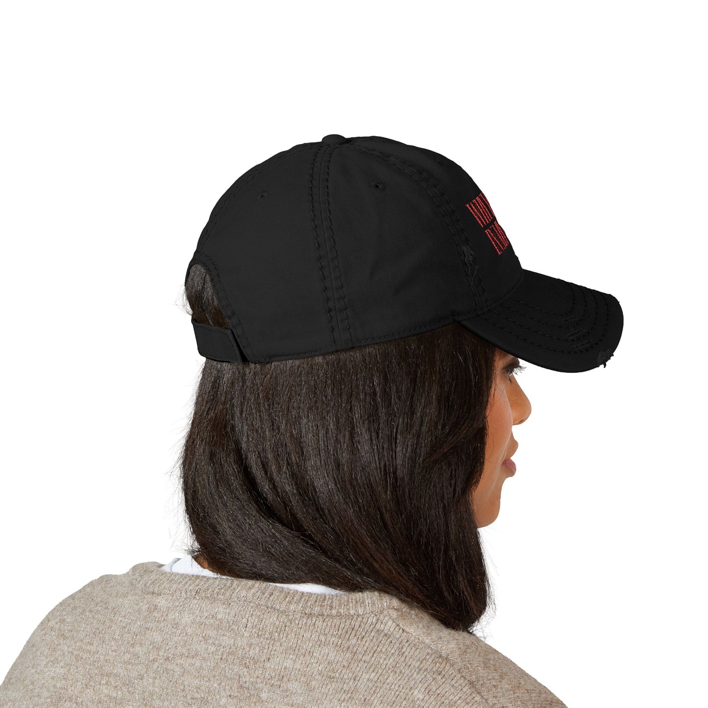 Why You All in My Grill? Distressed Dad Hat (Embroidery)