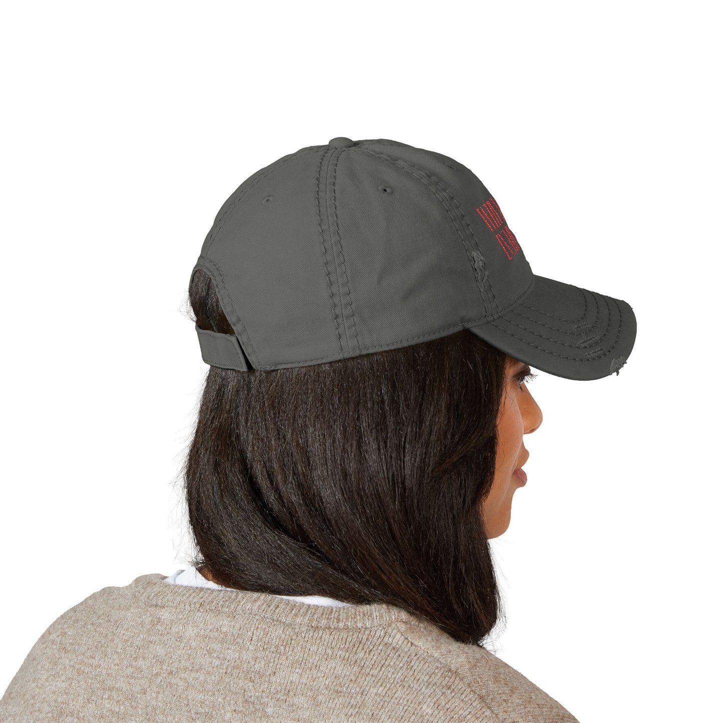 Why You All in My Grill? Distressed Dad Hat (Embroidery)