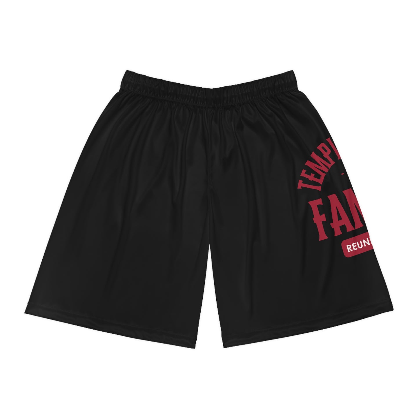 TempleMADE us Family Basketball Shorts (side print)