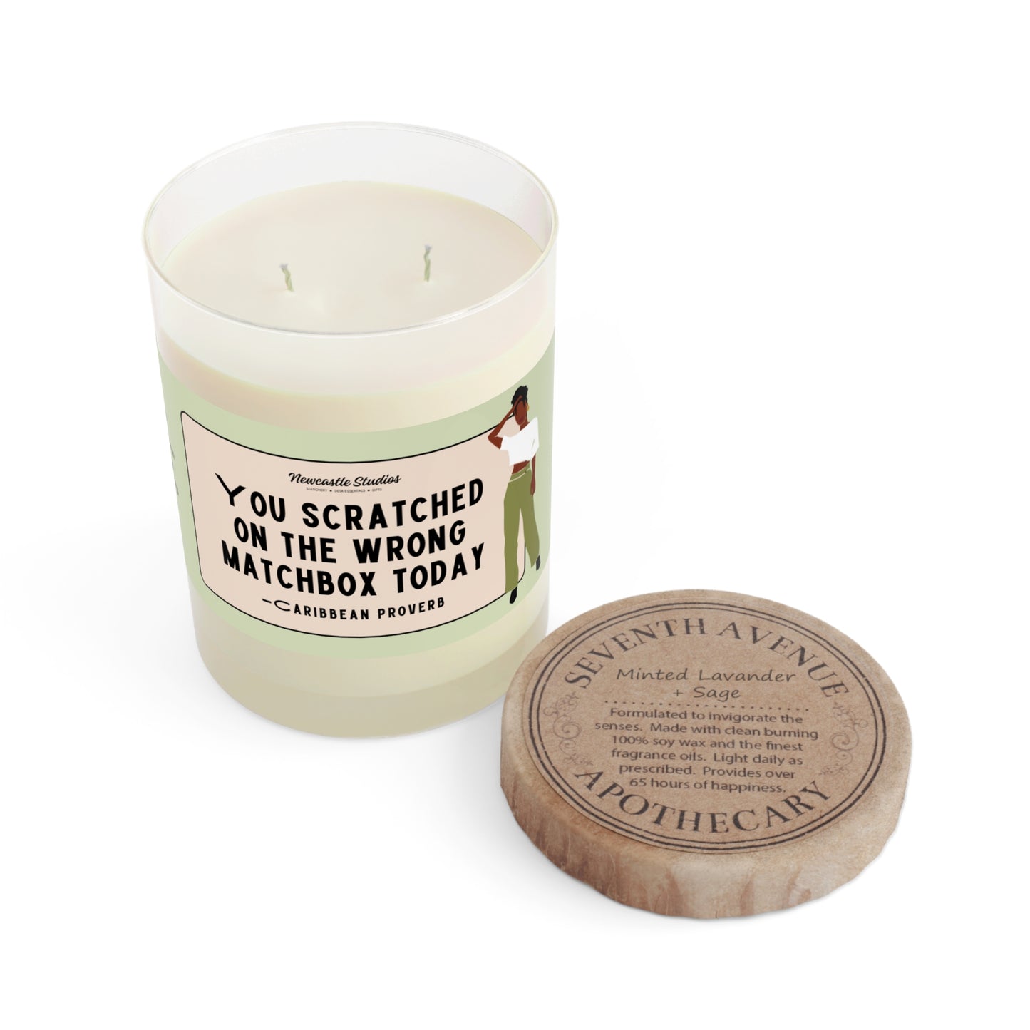 "You Scratched on the Wrong Matchbox Today" Luxe Candle