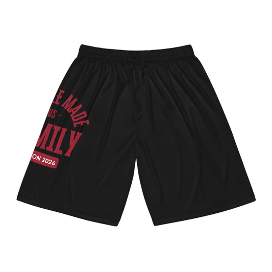 TempleMADE us Family Basketball Shorts (side print)