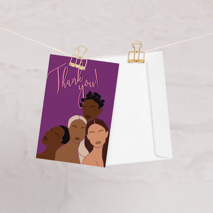 "Thank the Homegirls" Greeting Card