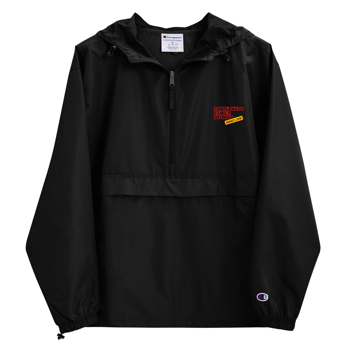 TFR 2026 Embroidered Champion Packable Jacket
