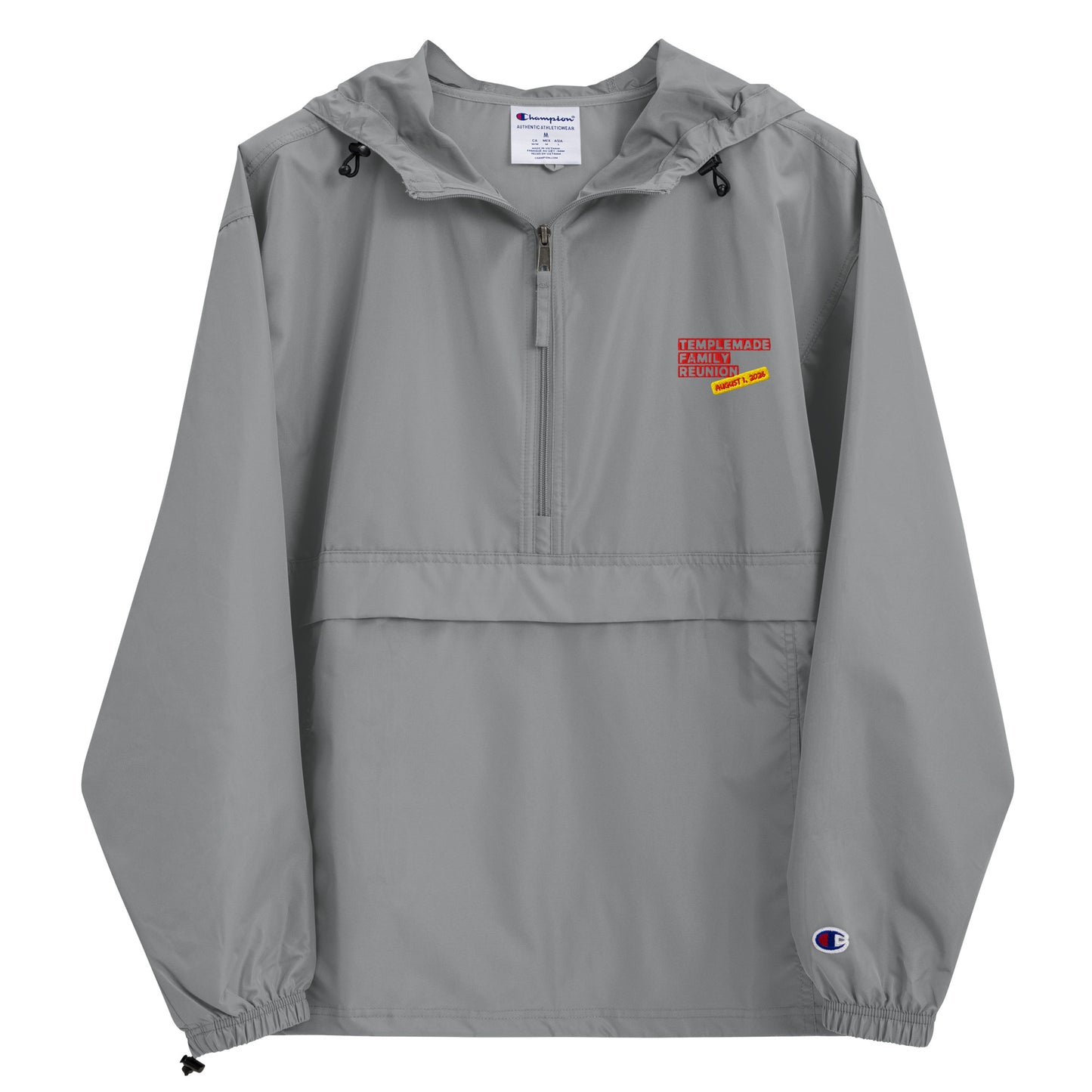 TFR 2026 Embroidered Champion Packable Jacket